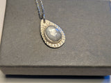 Rosecut Sapphire Pendant & Chain