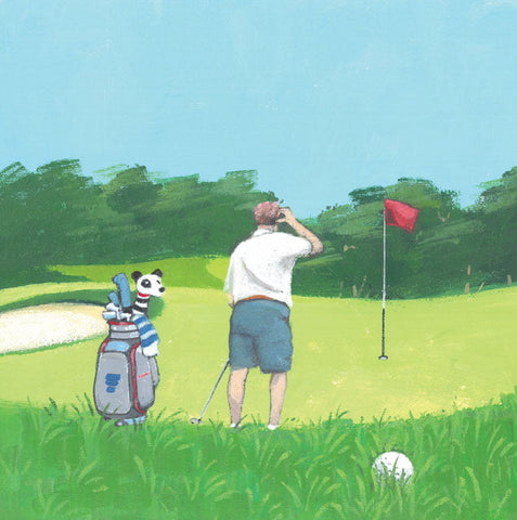 Peter Broadbent, Behind You, Humorous Greeting Card