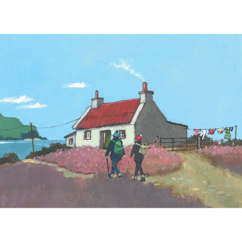A fine art greeting card by painter Peter Broadbent