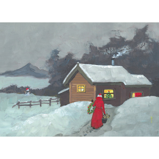 A fine art greeting card by painter Peter Broadbent