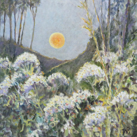 Paul Minter, Moon In Gold, Blank Art Card