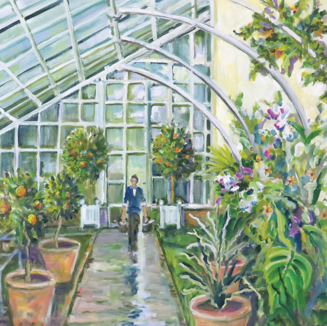 Paul Minter, In The Palm House, Fine Art Greeting Card