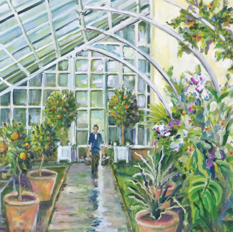 Paul Minter, In The Palm House, Fine Art Greeting Card