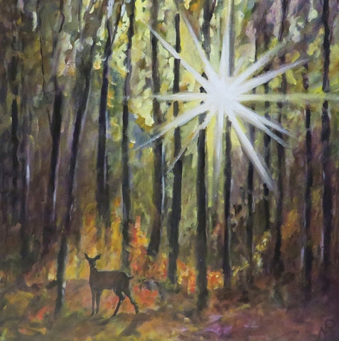Sunlight In The Woods (Deer)