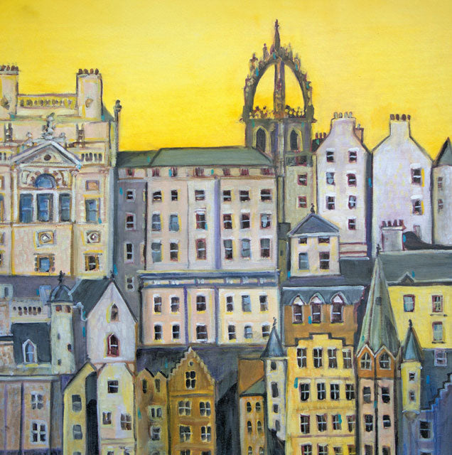 The Mound, A fine art greeting card by painter Paul Minter