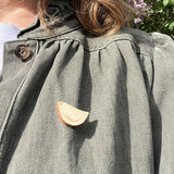 Wooden Bird Badge