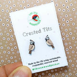 Crested Tit Earrings
