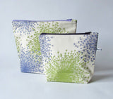 Olive & Purple Starburst - Wash Bags