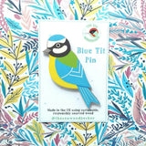 Blue Tit Brooch