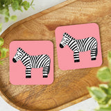 Zebra Coasters