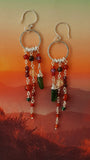 Earth Treasure Gemstone Earrings - Russet