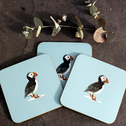 Puffin Melamine Coaster