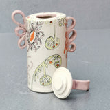 Summer of Love Lidded Jar - Handmade Ceramic