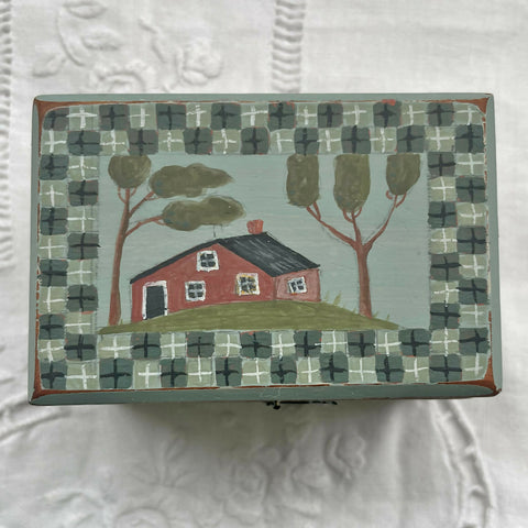 The Barn - Hand Painted Box