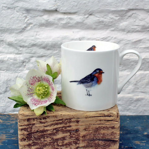 Robin - Bone China Tea Mug