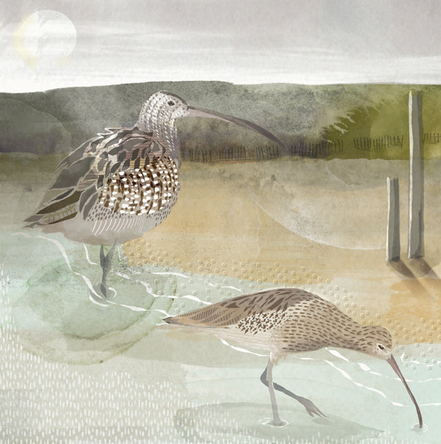 A fine art greeting card by mixed media artist Rachel Tappin