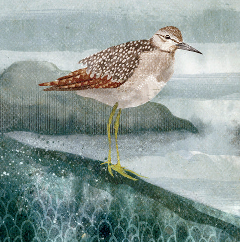 A fine art greeting card by mixed media artist Rachel Tappin