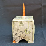 New Beginnings Lidded Jar - handmade ceramic