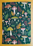 Mushrooms Tea Towel - Freya Snow