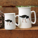 Oystercatcher - half Pint Bone China Jug