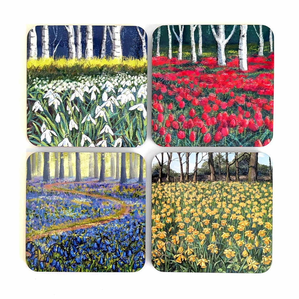 Spring Bulbs - Coaster Set