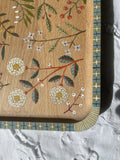 Flower - Hand Painted Wooden Tray