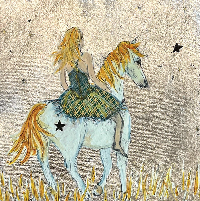 A fine art greeting card by painter Sally Bruce Richards