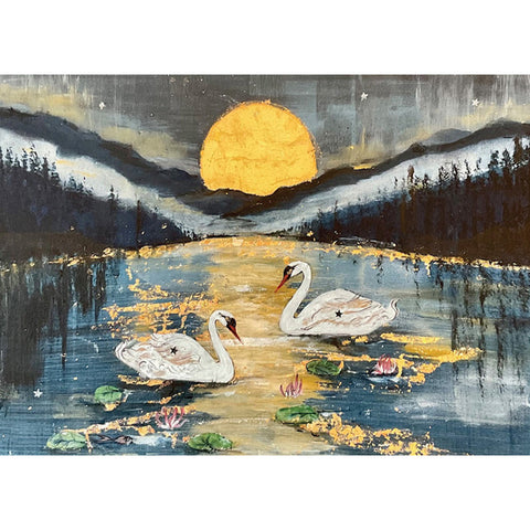 A fine art greeting card by painter Sally Bruce Richards