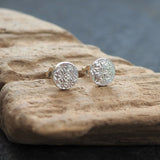 Starburst Floral Silver Studs
