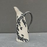 Evening Leaves Jug - handmade ceramic