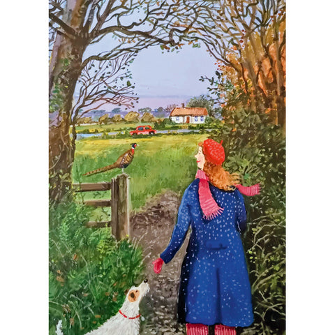 A fine art greeting card by painter Stephanie Lambourne