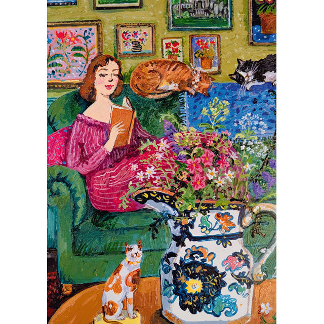 A fine art greeting card by painter Stephanie Lambourne