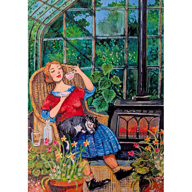 A fine art greeting card by painter Stephanie Lambourne