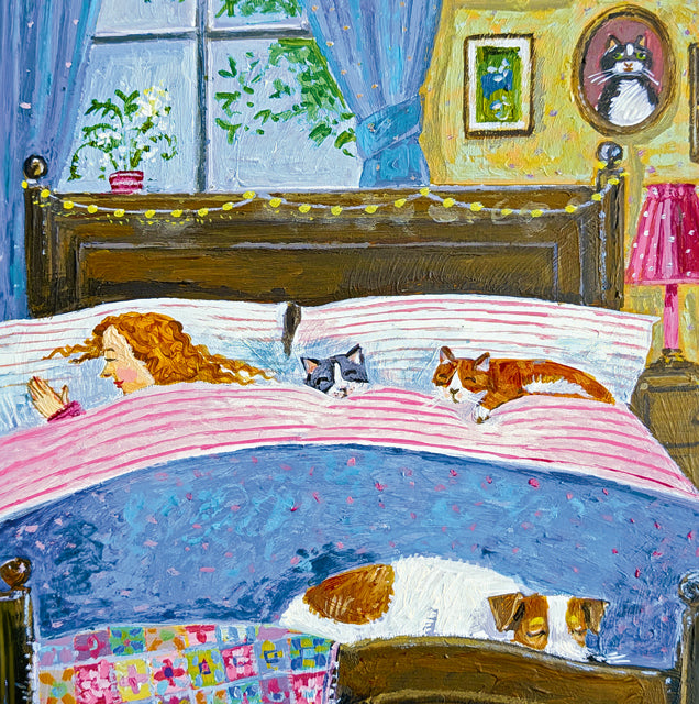 A fine art greeting card by painter Stephanie Lambourne