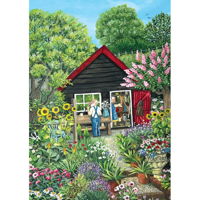 A fine art greeting card by painter Sarah Latham