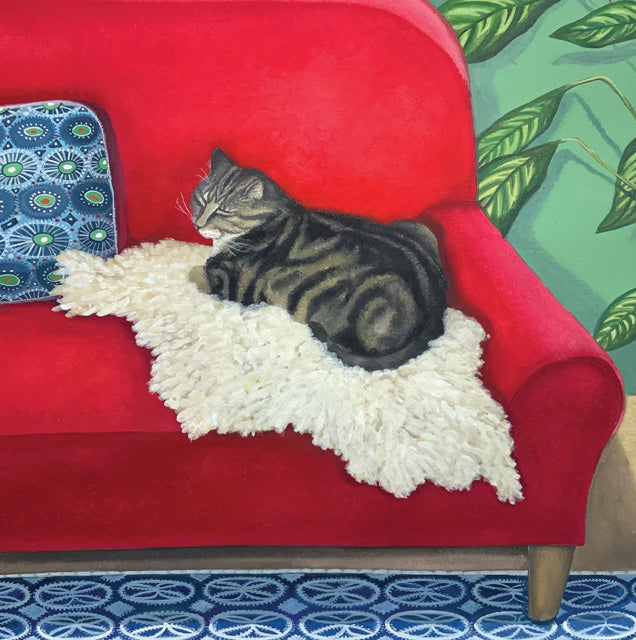 A fine art greeting card by painter Sarah Latham