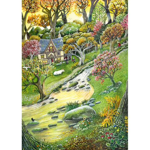 A fine art greeting card by painter Sarah Latham