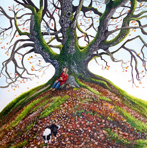 A fine art greeting card by painter Sarah Latham