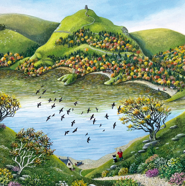 A fine art greeting card by painter Sarah Latham