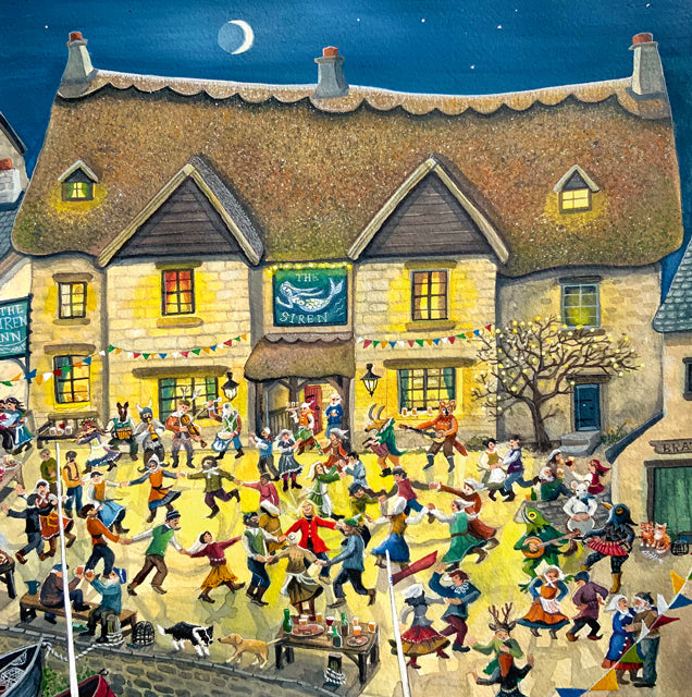 A fine art greeting card by painter Sarah Latham