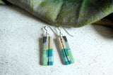Coastline - Fused Glass Earrings