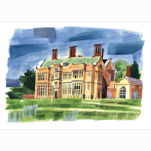 Sarah McMemeny, Gable Shadows (Felbrigg Hall) , Fine Art Greeting Card