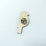 Bullfinch Pin Badge Back