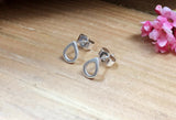 Silver Dewdrop Earrings by Curious Magpie