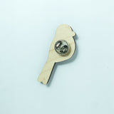 Long Tailed Tit Pin Badge Back