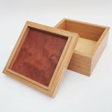 Swallows - Hand cut Marquetry Wooden Trinket Box