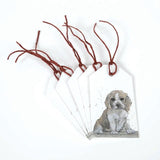 TAG BD1 01 - Pup - Set of 5 gift tags