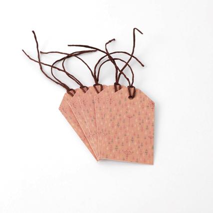 TAG CH0 05 - Country Meadow - Set of 5 gift tags