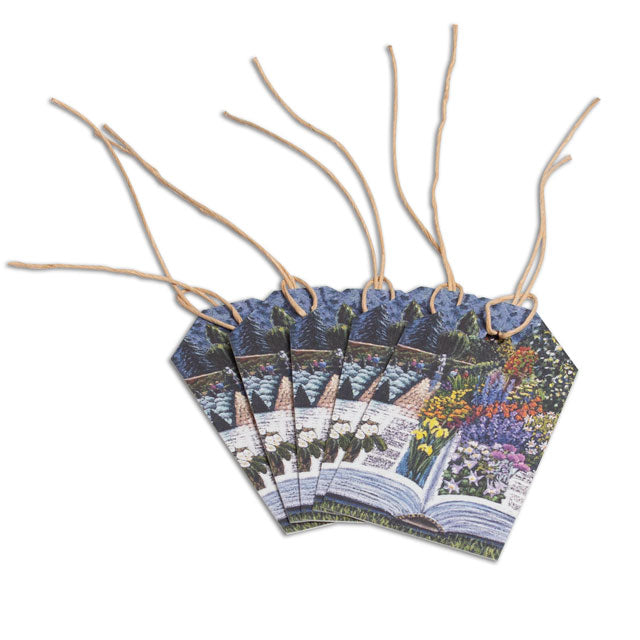 Cath Read -  Gardeners Encyclopaedia - Set of 5 gift tags