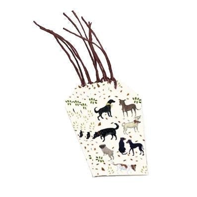 TAG DN0 05 - Dogs - Set of 5 gift tags